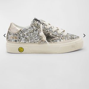 Girl's May Glitter Low-Top Sneakers, Kids